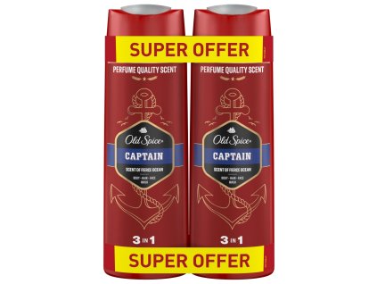 Old Spice SG 2x400ml Captain