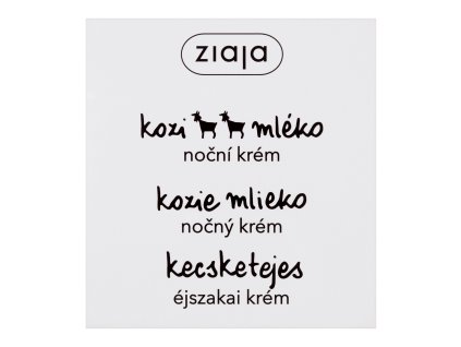 Ziaja éjszakai krém 50 ml kecsketejjel