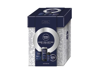 Patron: NIVEA M VPH Deep 100ml + Krém férfiaknak 75ml + Roll-on Deep 50ml + SG Deep 250ml db