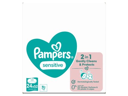 Pampers Sensitive babatörlőkendő 24 x 52 db