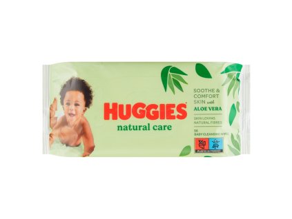 Huggies babatörlőkendő 56 db Natural Care aloe verával