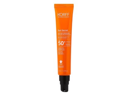 KORFF SUN SECRET PATTANÁS ELLENI ARCPLOMMAL MATT HATÁSÚ SPF 50+ 50 ML