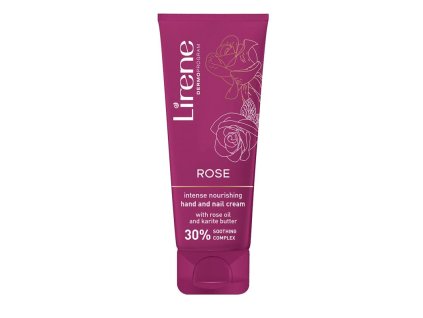 LIRENE kézkrém RÓZSA shea vajjal, 75 ml