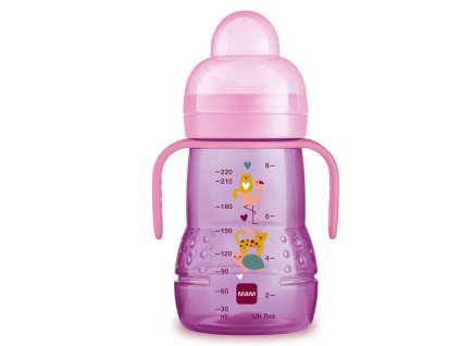 MAM TRAINER+ 220ml 4+, lila
