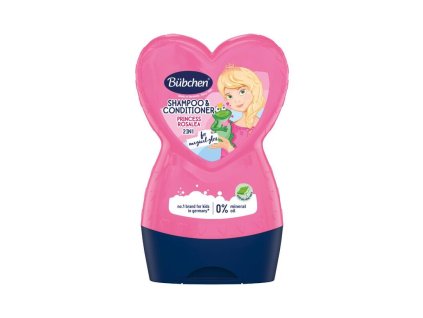 BÜBCHEN KIDS 2in1 Rózsa sampon és balzsam 230 ml