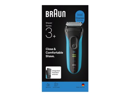 Braun Series 3+ elektromos nedves és száraz borotva 3040s