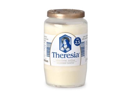 Theresia kompozit gyertya 155g ~2,5 nap fehér