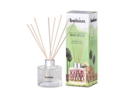 Bolsius Diffuser Új-Delhi limitált kiadású 100ml + illatosított nádszálak