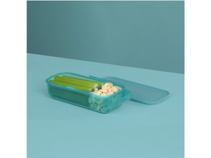 Sistema Osztott uzsonnásdoboz Ocean Bound Slide n Snack 445 ml, menta