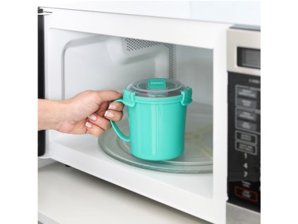 Sistema Mikrohullámú sütőben használható levesesbögre 656 ml, menta