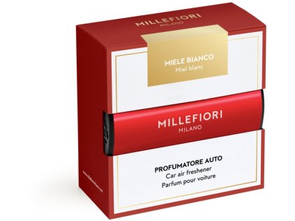 Millefiori Icon Miele Bianco autóillat Classic piros