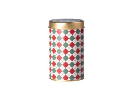 Emocio zöld illatgyertya fémdobozban 77x127 mm - Karácsonyi sütik