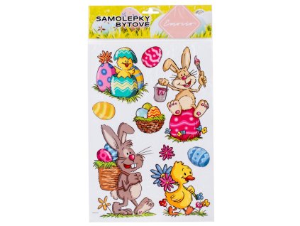 Húsvéti lakberendezési matricák 423x250mm