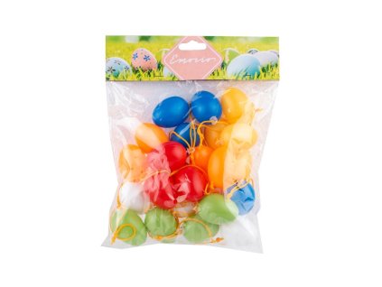 Húsvéti tojások 24 db, 40 mm – kültéri dekorációhoz való keverék