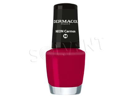 Dermacol dekor körömlakk Neon Carmen No. 38
