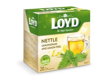 Loyd csalán piramis tea citrommal 38g