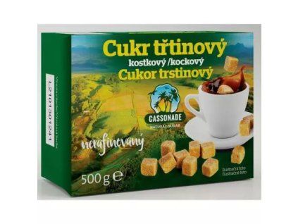 Cassonade nádcukor 500g kocka