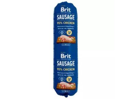 Brit csirkekolbász 800g