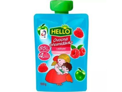Hello gyümölcsös snack málnás 100g