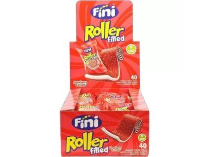 Fini roller @18 db töltött eperkrém 360g