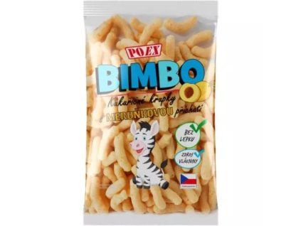Poex bimbo kukoricachips sárgabarack ízesítéssel 100g