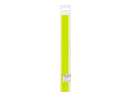 129615 naramek reflexni 3x30cm stribrny zluty