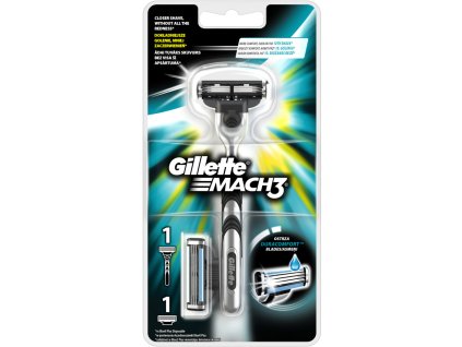 89908 gillete strojek 2 hlavice bal mach3