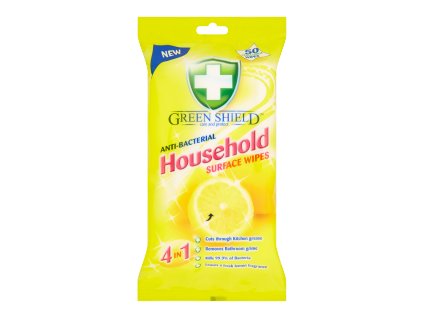 GreenShield antibakteriális törlőkendő (50 db/fólia)