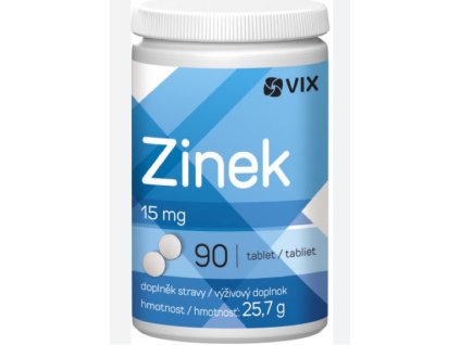96832 vix zinek 15mg 90tbl bal