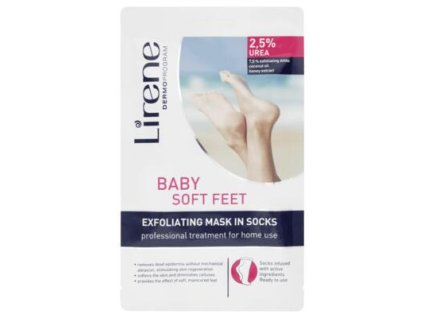 111432 lirene maska exfoliacni na nohy 2 5 urea