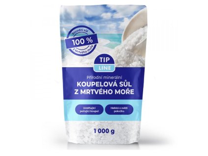 Tip Line fürdősó 1kg Holt-tengeri