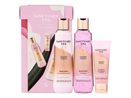 111789 sanctuary spa little moments celorocni set 3 ks lilie a ruze