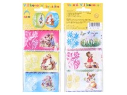 126171 folie na vejce s veselymi vzor 12ks bal