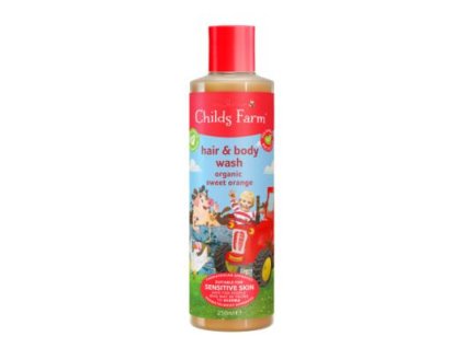 110778 childs farm myci emulze na vlasy a telo sladky pomeranc 250 ml