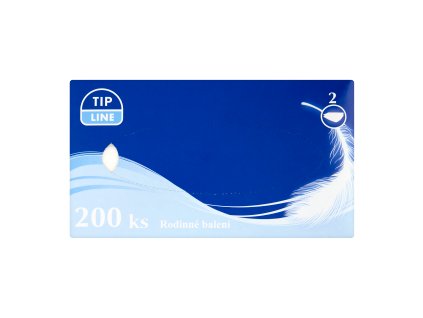 Tip Line papírzsebkendők (200 db/doboz) 2 rétegű