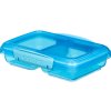 Sistema Lunch Small Split 2 rekeszes uzsonnásdoboz 350 ml, kék