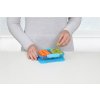 Sistema Lunch Small Split 2 rekeszes uzsonnásdoboz 350 ml, kék