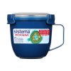 Sistema Mikrohullámú sütőben használható kis levesesbögre 565 ml, kék