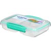 Sistema To Go Small Split 2 rekeszes uzsonnásdoboz 350 ml, menta