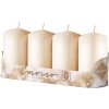 Emocio adventi henger 4 db 50x90 pezsgőgyertya