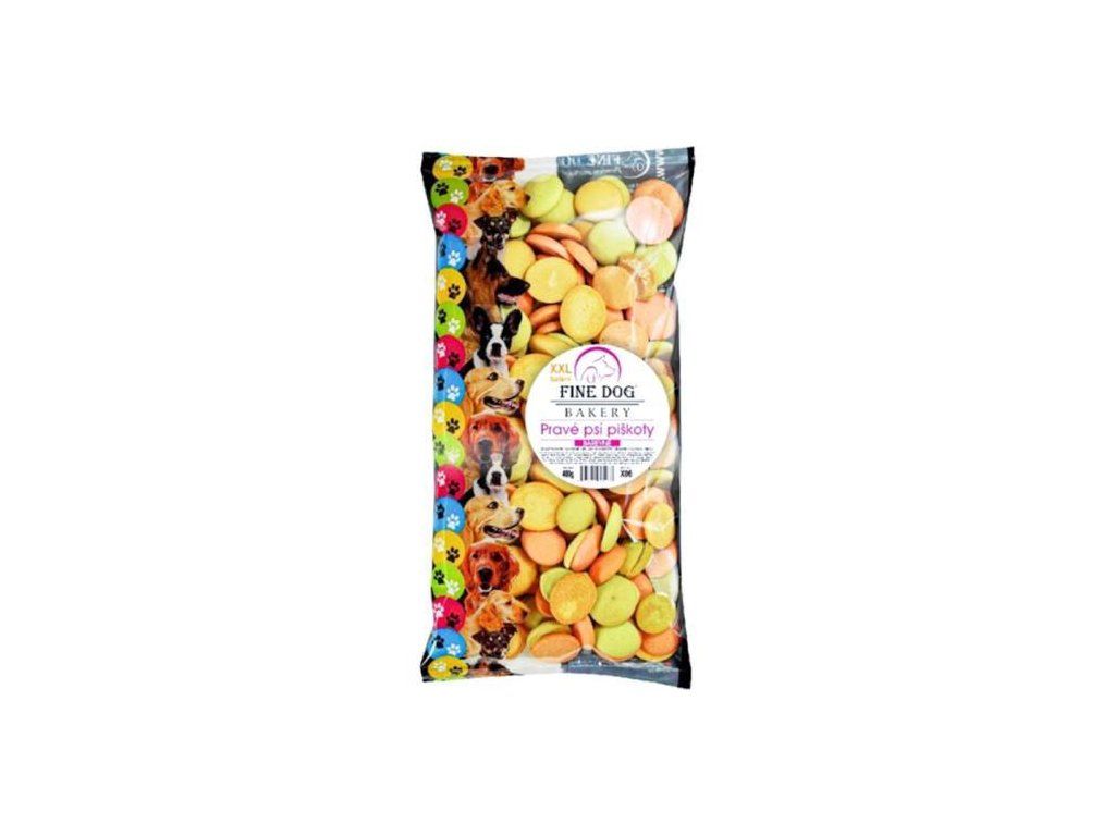 FineDog biscuits mix colored xxl packaging 400g