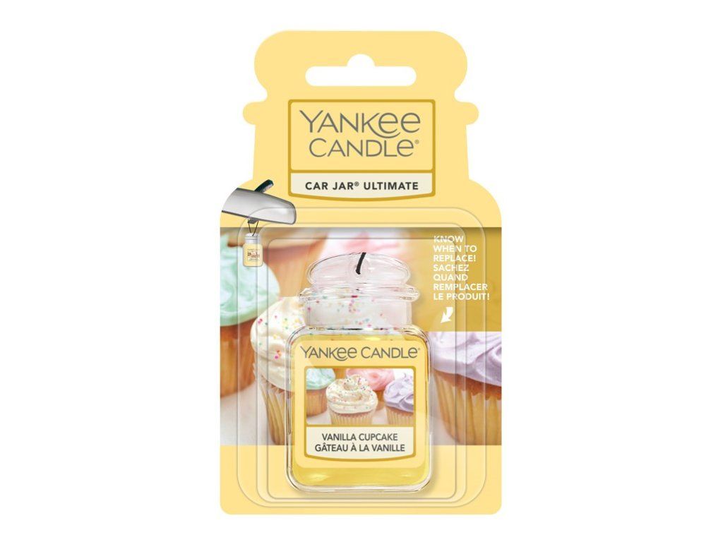 YANKEE CANDLE VANILLA CUPCAKE CAR FRAGRANCES - LUXURY TAG