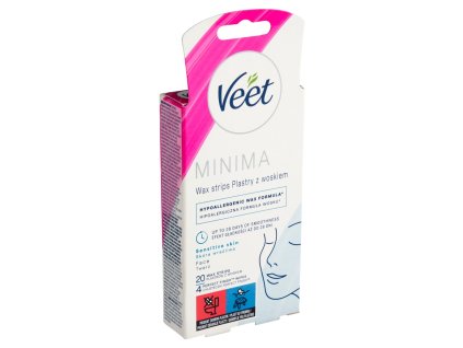 VEET Minima wax strips (20pcs/box) face