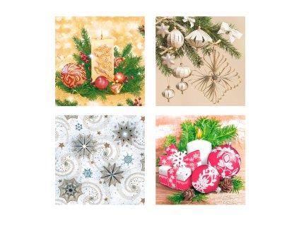 Daisy napkins 20pcs/foil Christmas