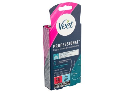 Veet wax strips (40pcs/box) for face