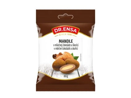 Almonds in milk chocolate with cinnamon 80g