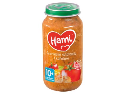 Hami menu 250g cabbage ratatouille chicken 10m+