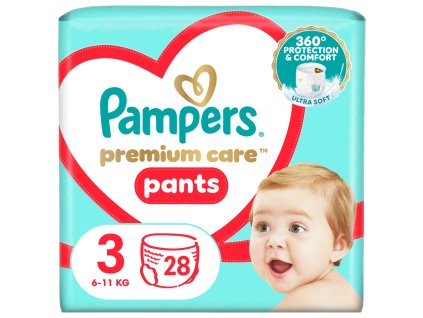 Pampers Prem. pants. diapers CP (28/fol)