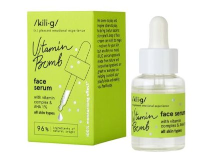 111096 kilig koncentrovane serum s vitaminovym komplexem a prirodnimi aha kyselinami