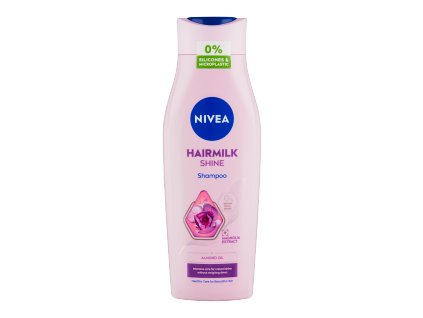 120171 nivea sampon 400ml hairmilk shine